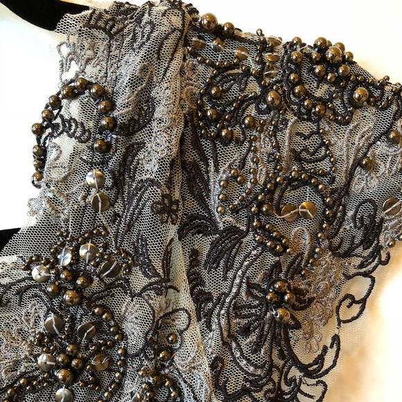 NWT Celebrity Mini Black Embellished Bodycon Dress - Picture 3 of 7